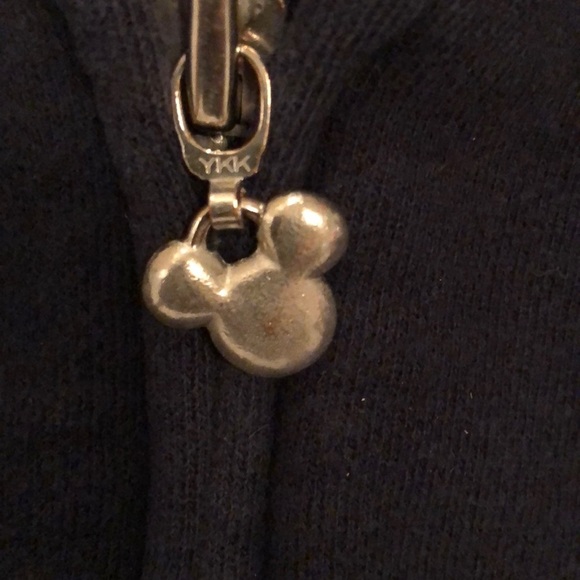 Disneyland zip up blue hoodie. Embroidered Mickey! - Picture 4 of 7